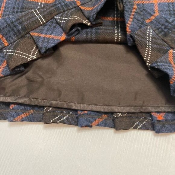 CAbi 742 Womens Chilly Chantilly Plaid Mini Skirt Size 6 Multicolor Fully Lined - Picture 4 of 6